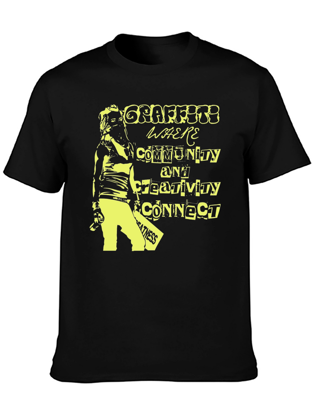 Graffiti Community T-Shirt - Black