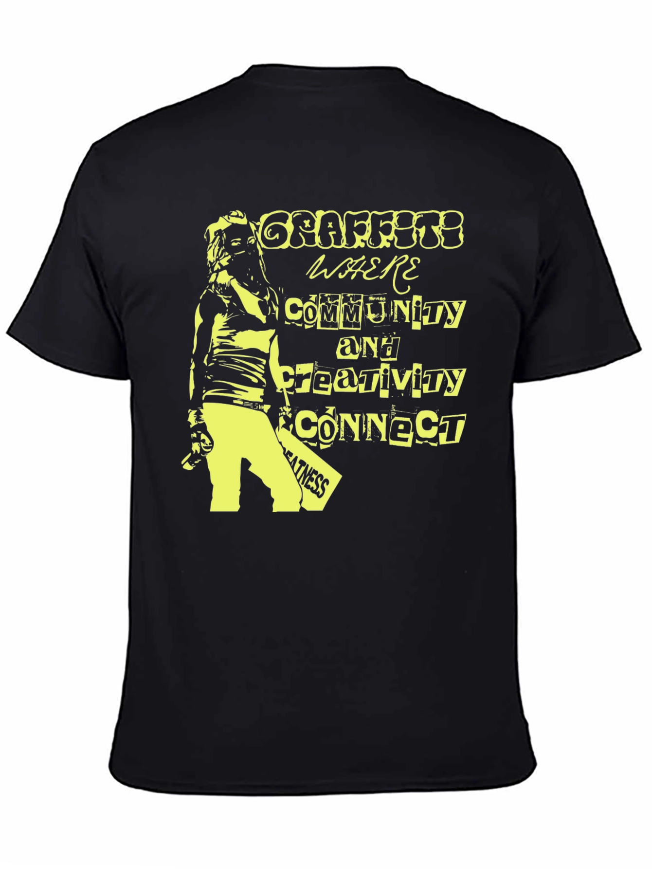 Graffiti Community T-Shirt - Black