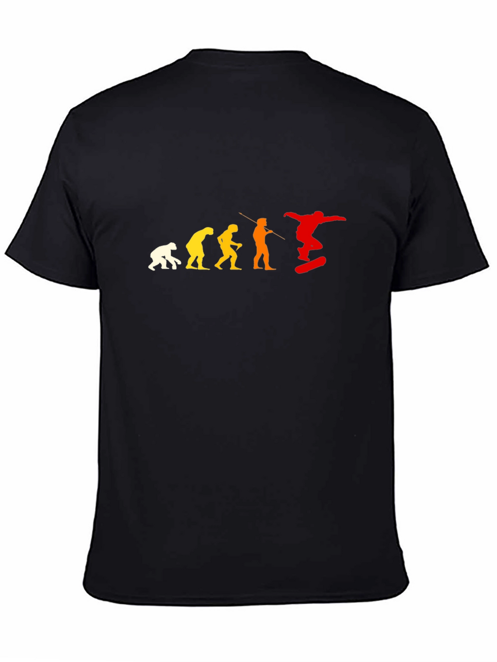Evolution of Skateboarding T-Shirt - Black