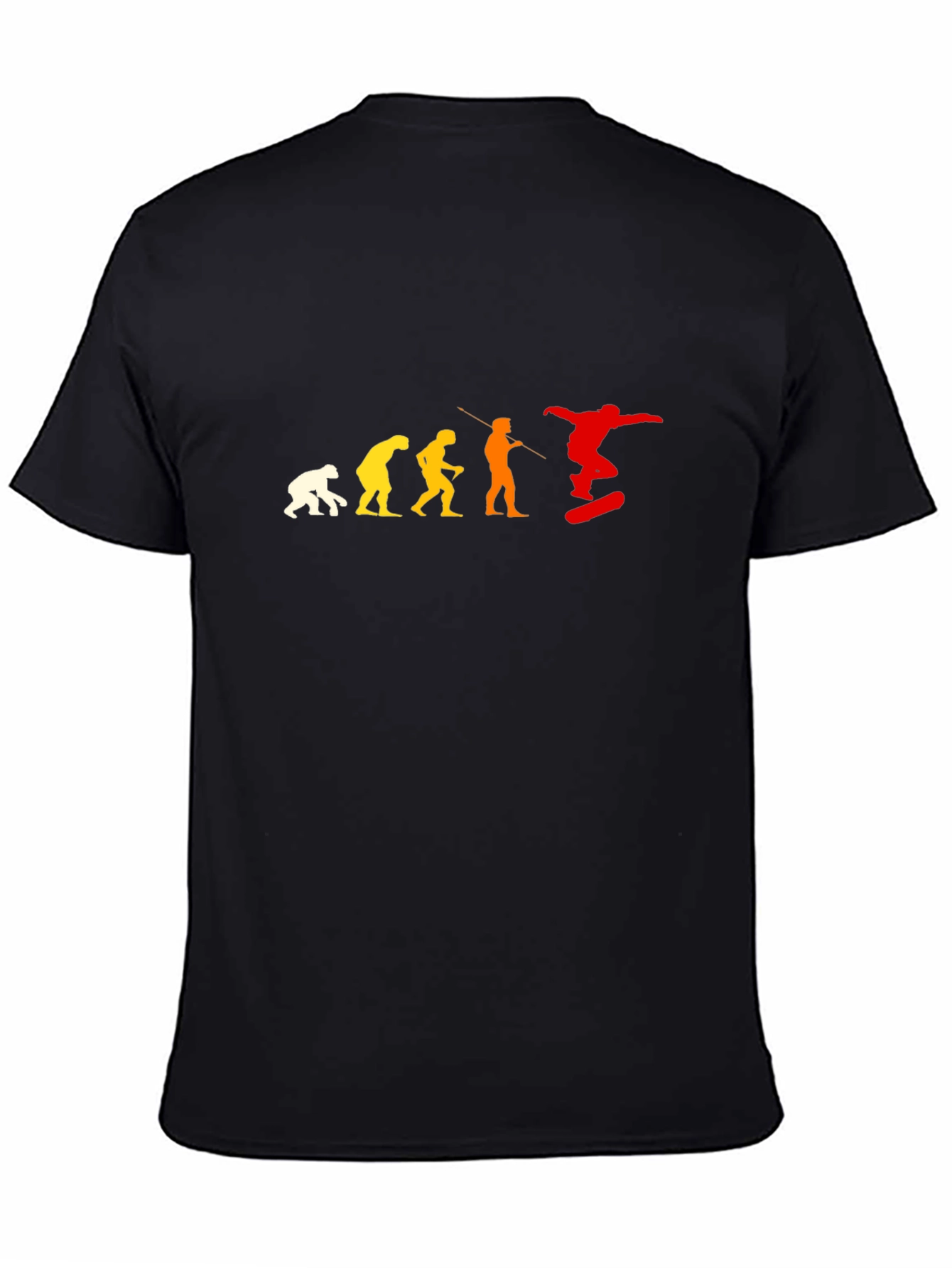 Evolution of Skateboarding T-Shirt - Black