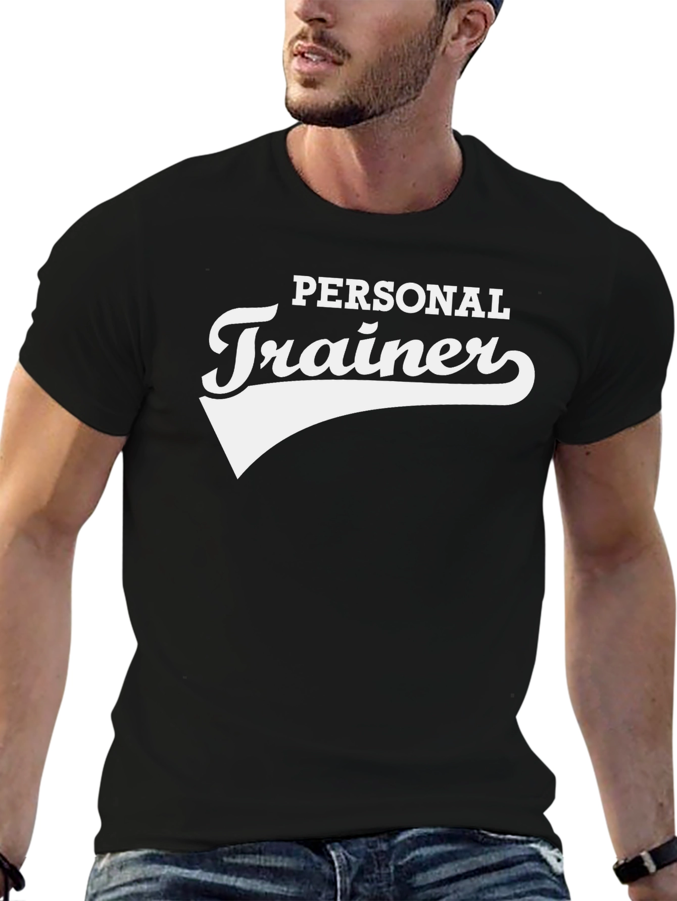 Personal Trainer Graphic T-Shirt - Black