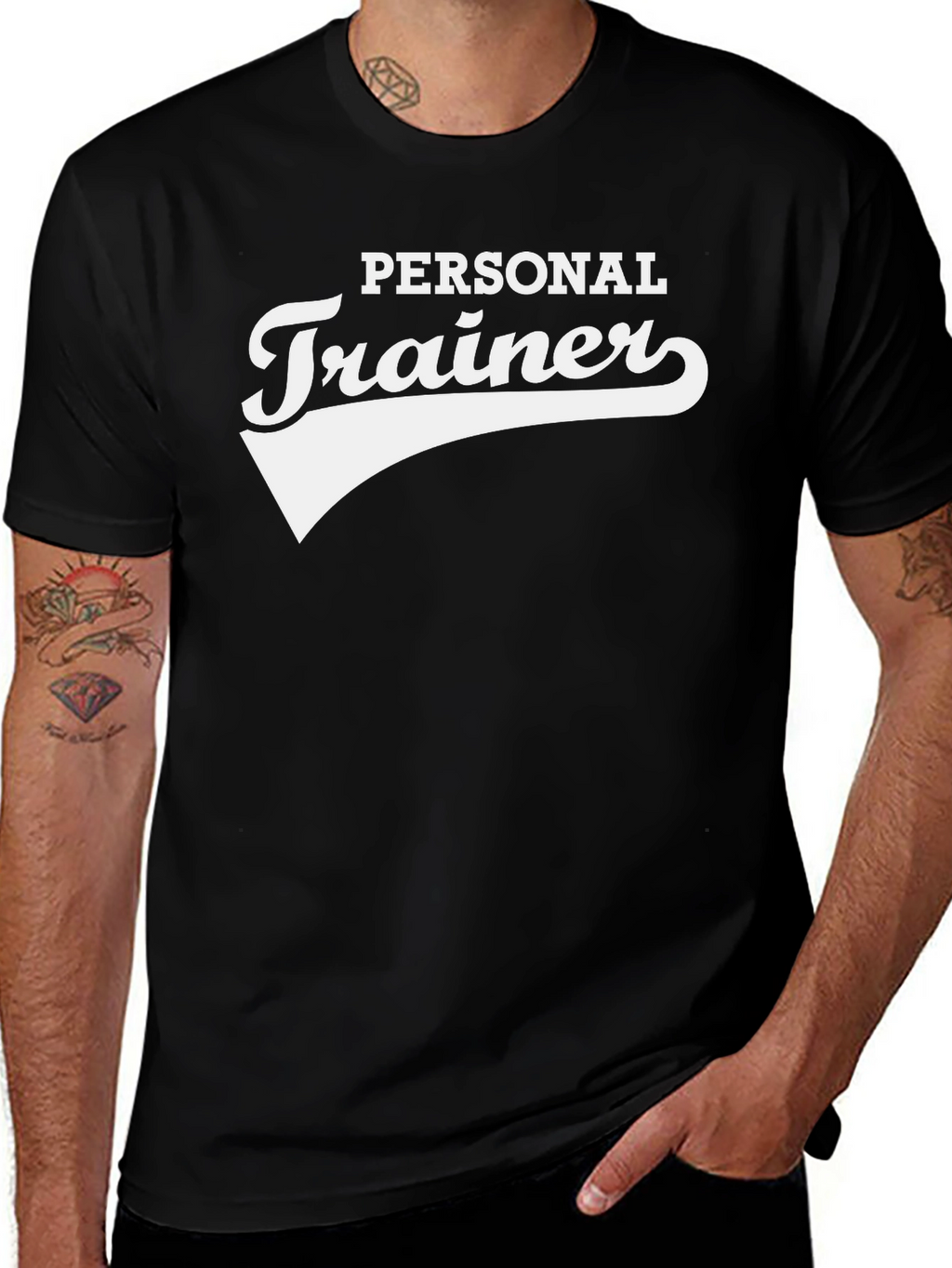 Personal Trainer Graphic T-Shirt - Black