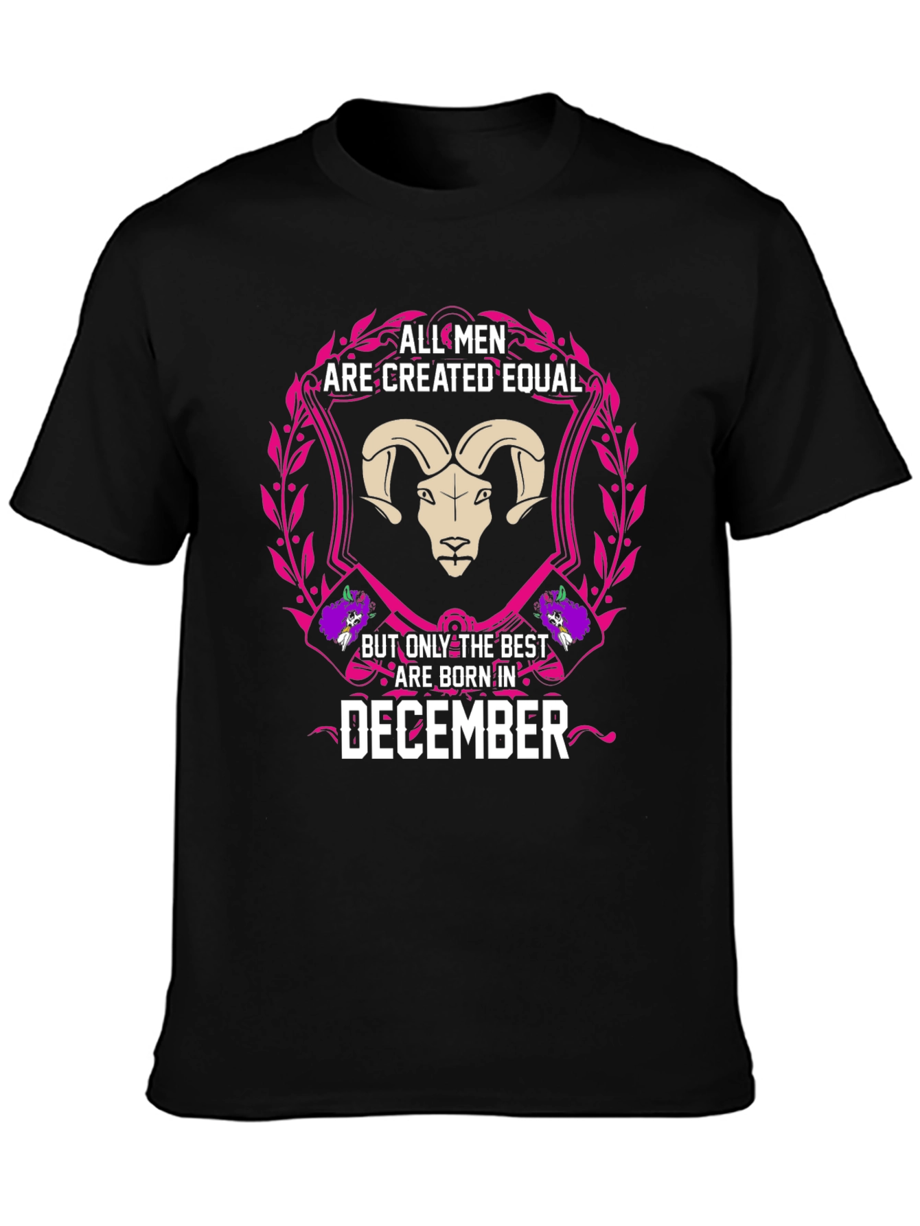 December Born Mens Graphic Tee
