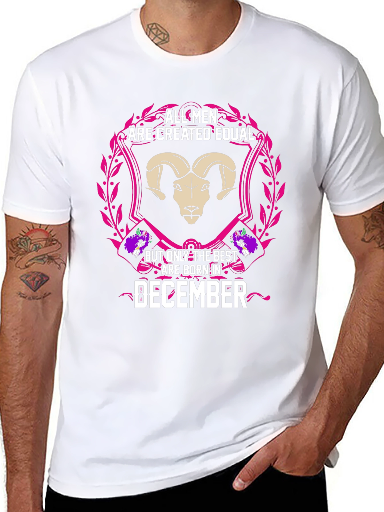 December Born Mens Graphic Tee