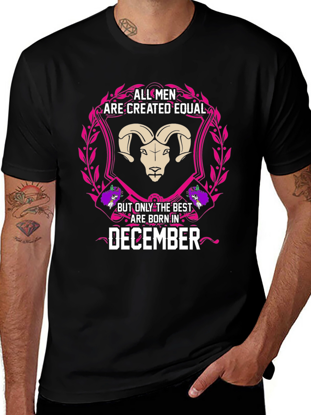 December Born Mens Graphic Tee