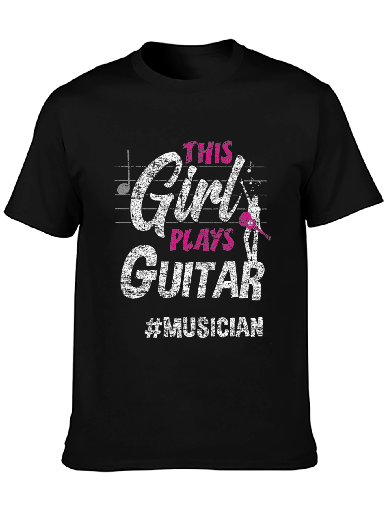 This Girl Plays Guitar T-Shirt - Musician Tee