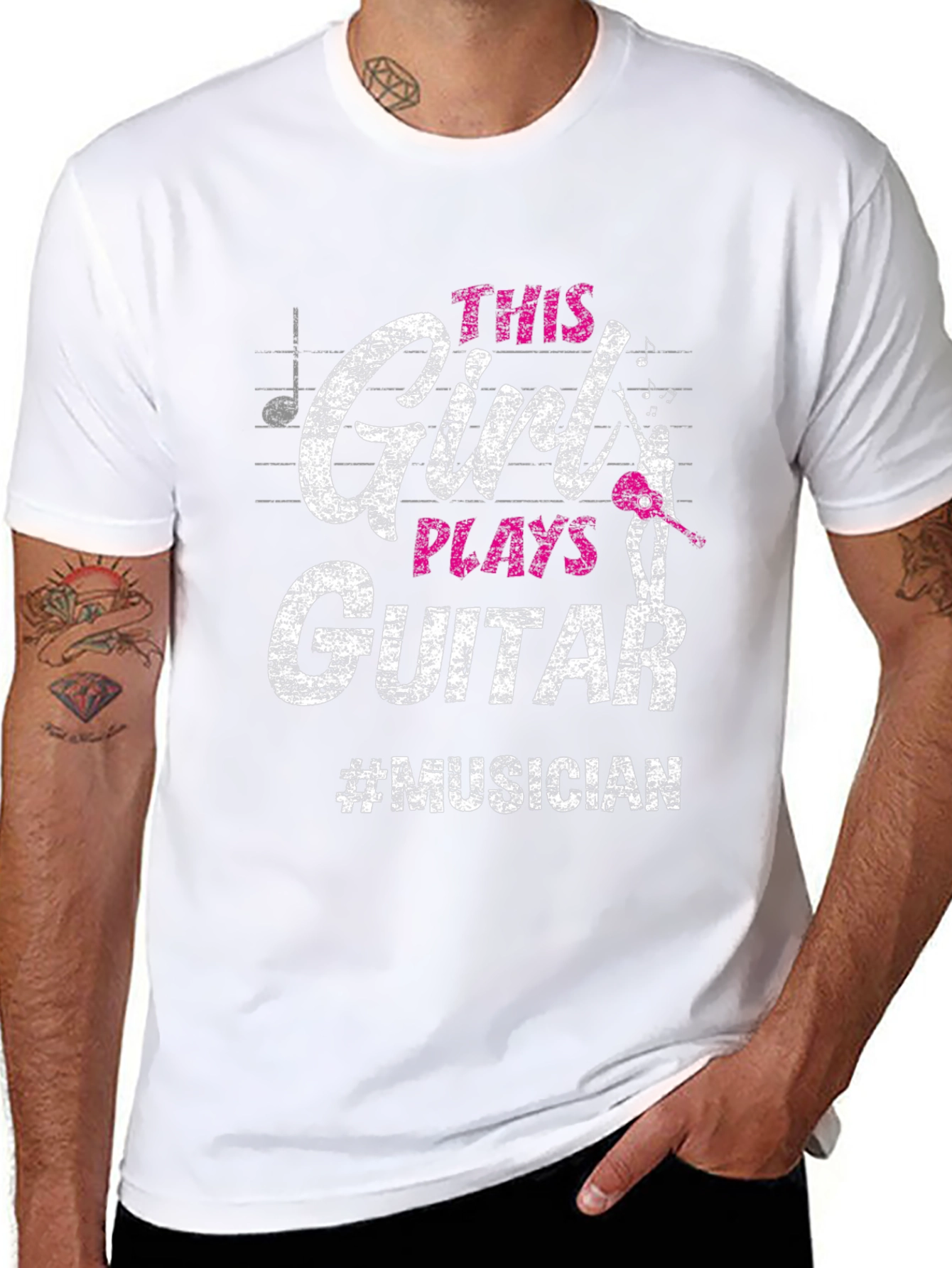 This Girl Plays Guitar T-Shirt - Musician Tee