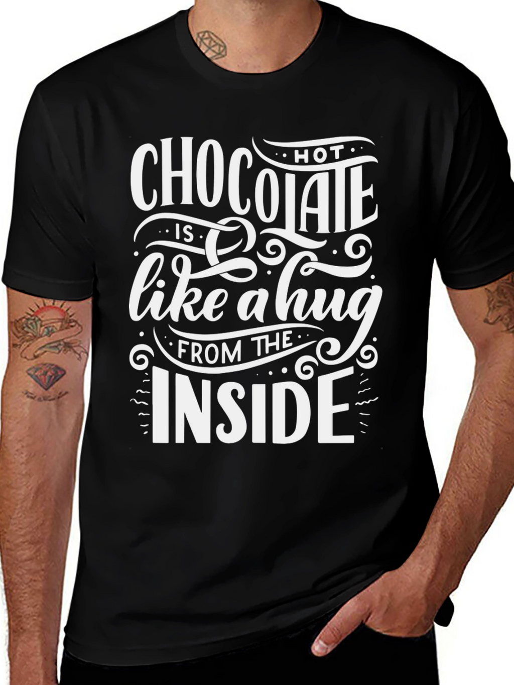 Hot Chocolate Hug Graphic Tee