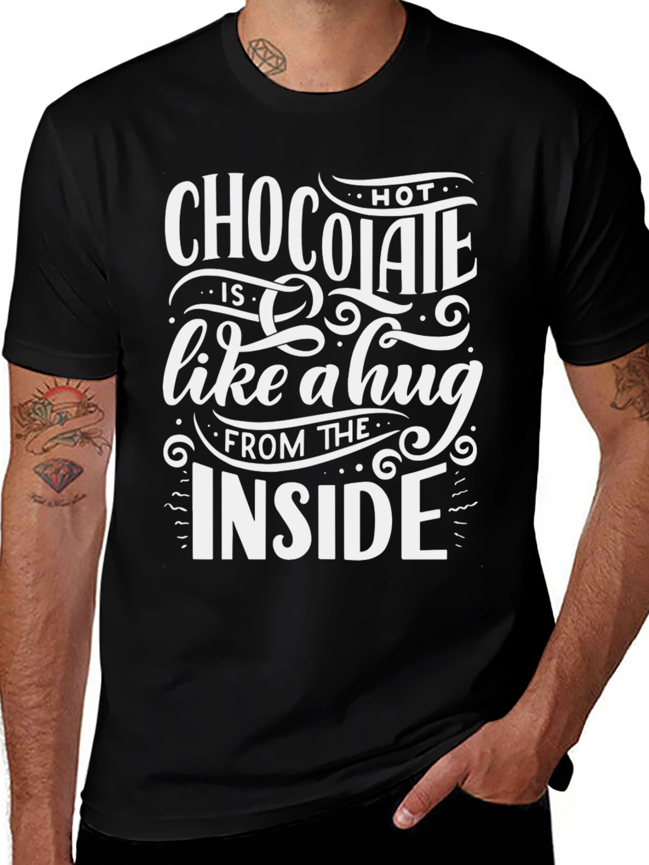 Hot Chocolate Hug Graphic Tee