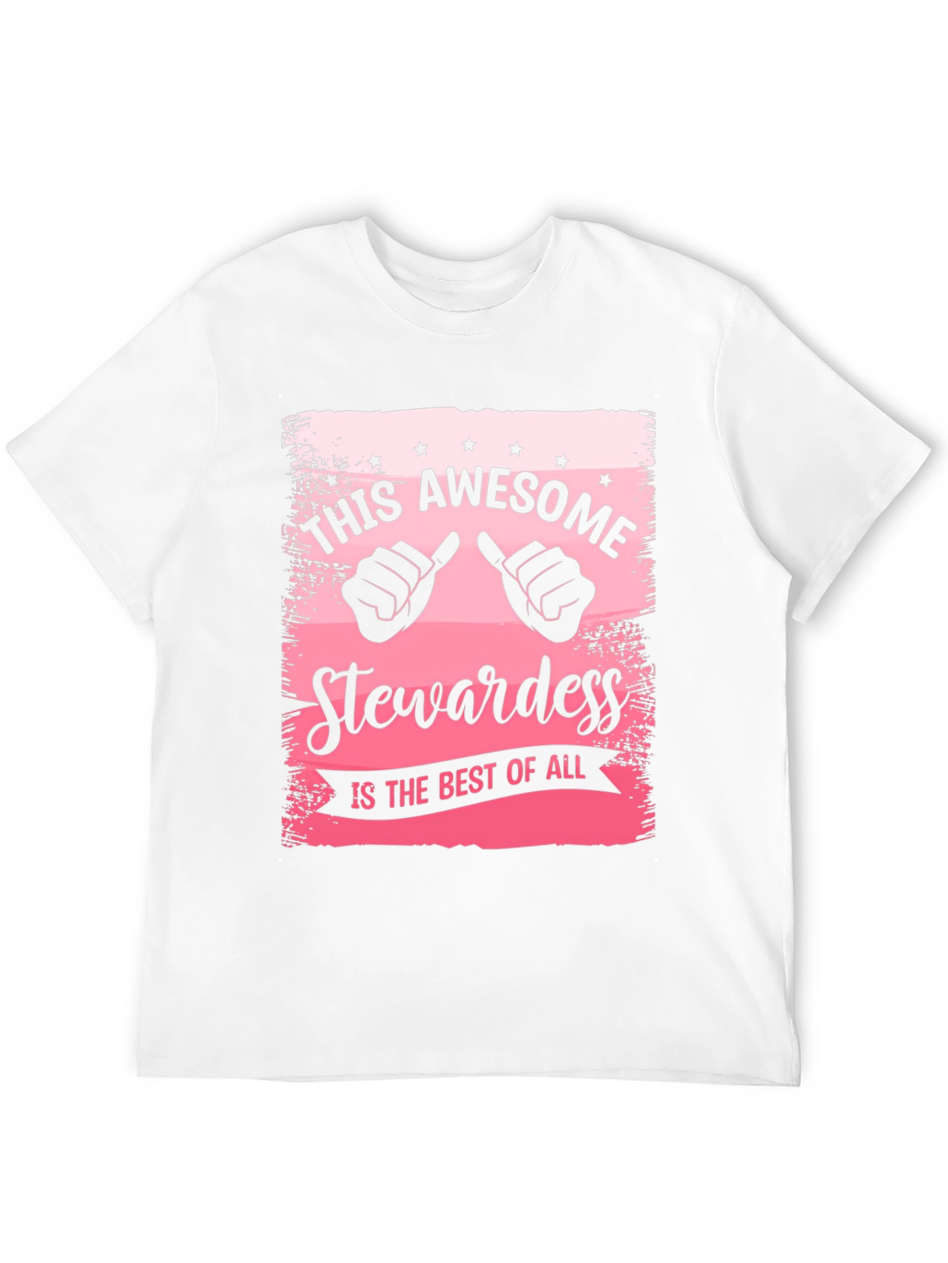 Awesome Stewardess T-Shirt - Flight Attendant Gift