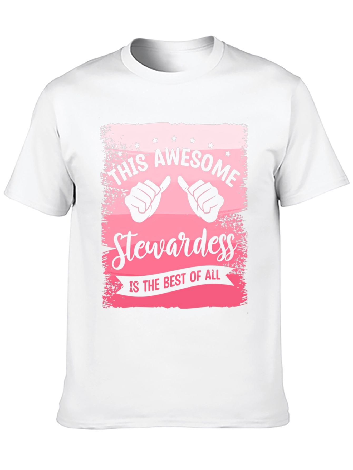 Awesome Stewardess T-Shirt - Flight Attendant Gift