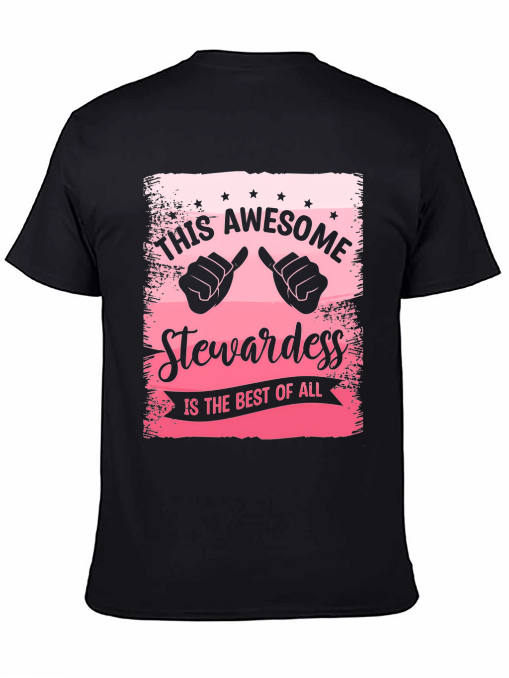 Awesome Stewardess T-Shirt - Flight Attendant Gift