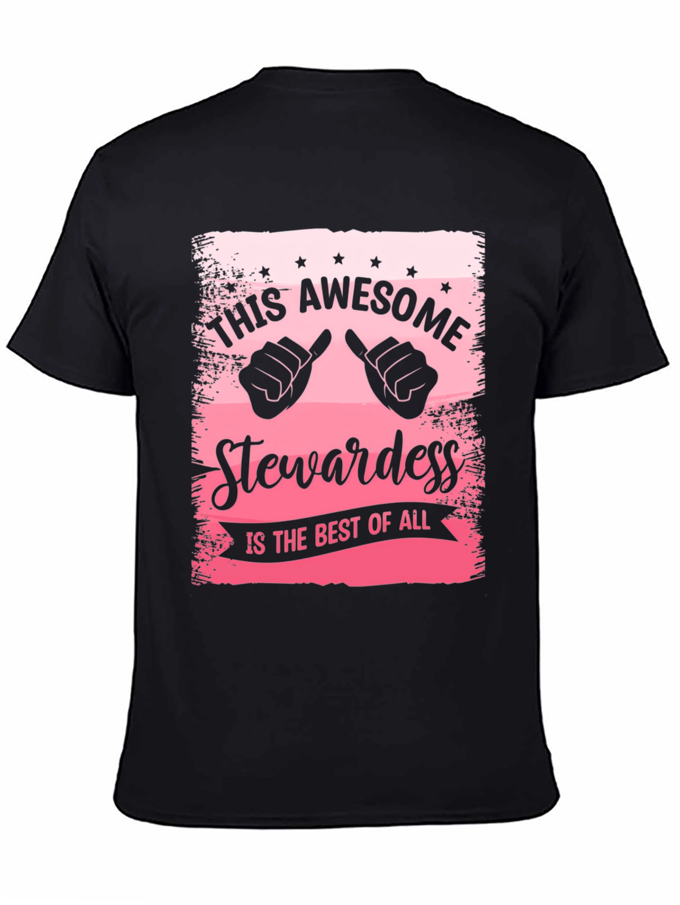 Awesome Stewardess T-Shirt - Flight Attendant Gift