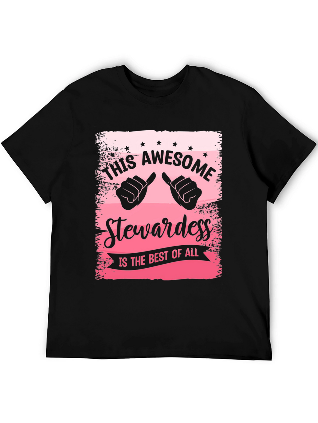 Awesome Stewardess T-Shirt - Flight Attendant Gift