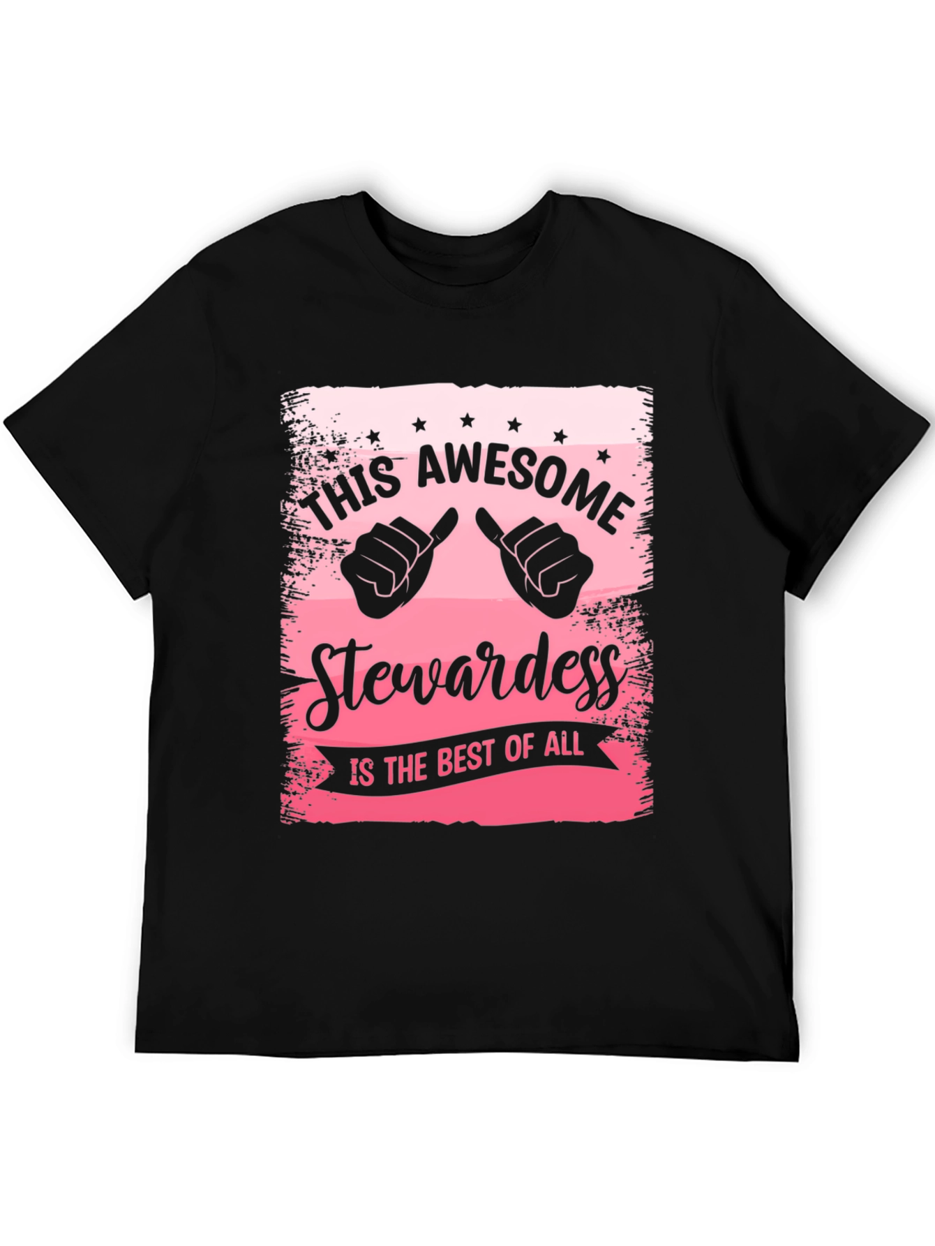 Awesome Stewardess T-Shirt - Flight Attendant Gift