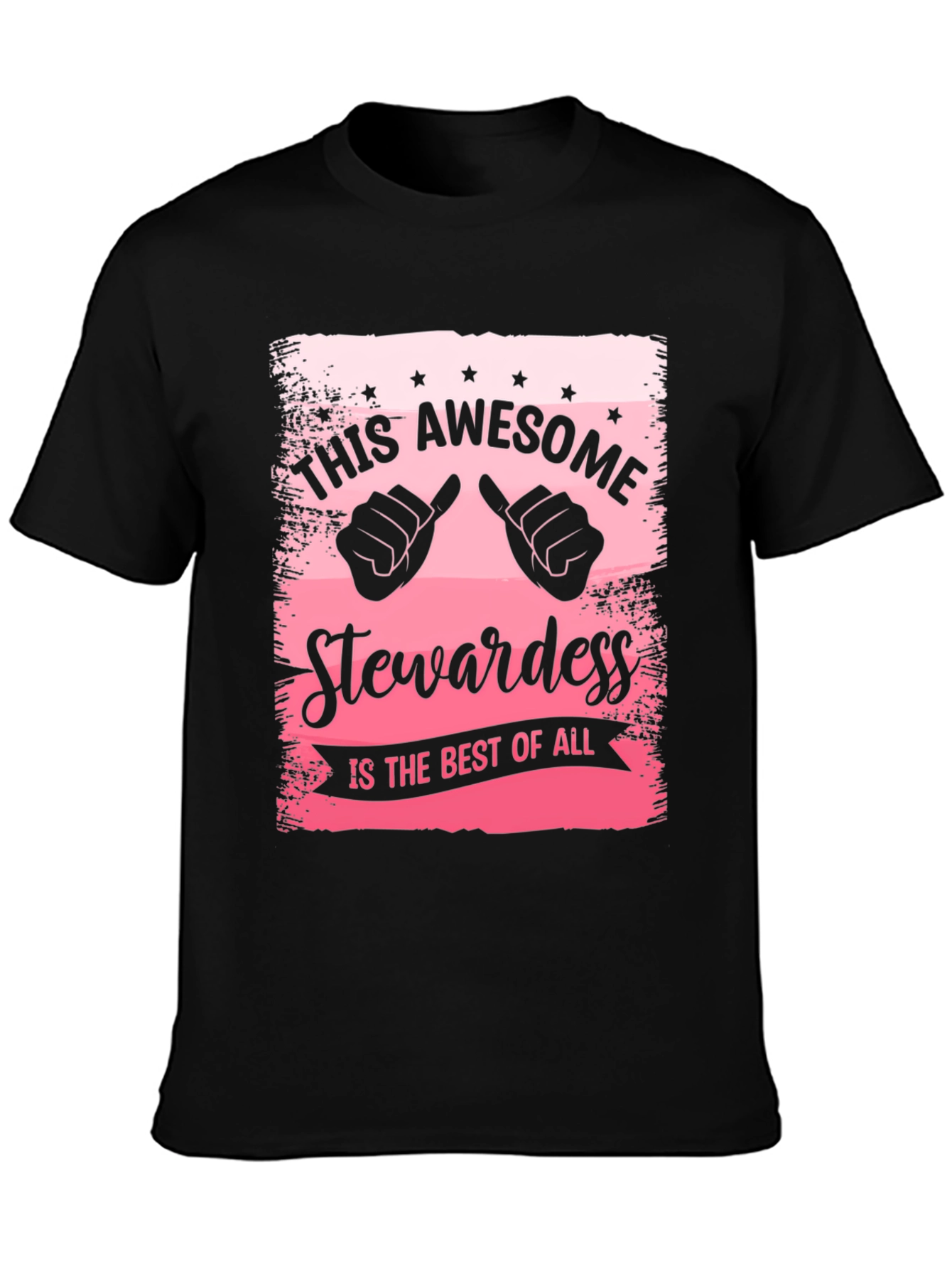Awesome Stewardess T-Shirt - Flight Attendant Gift
