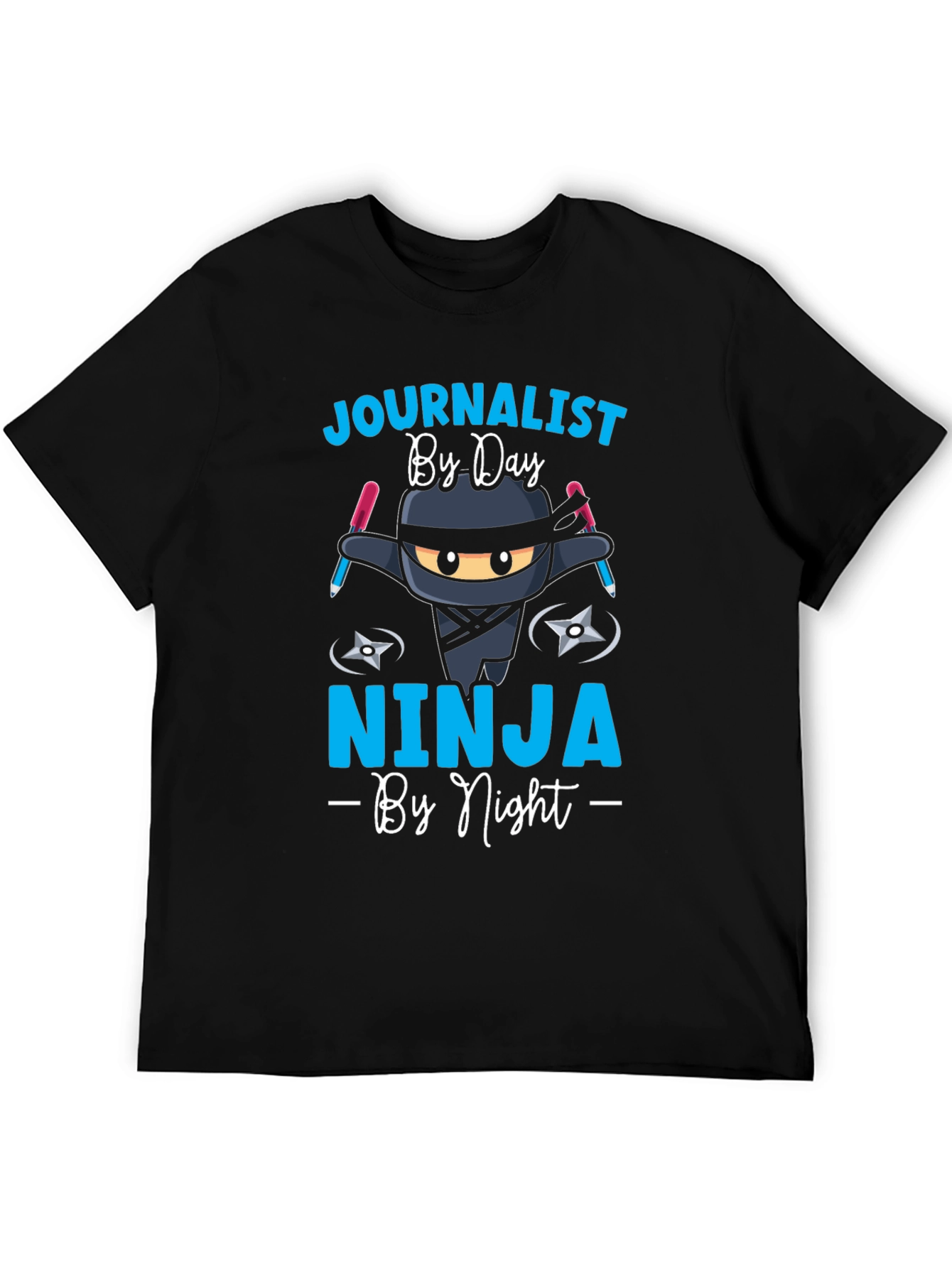 Journalist Ninja T-Shirt - By Day By Night!