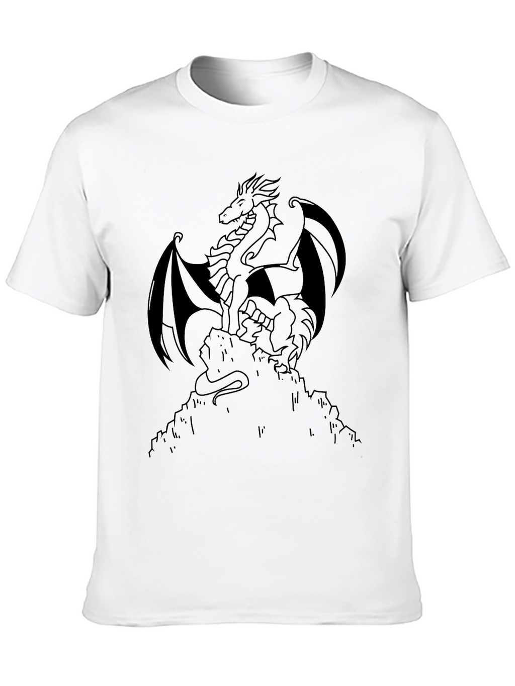 Dragon Graphic Tee - Black Shirt