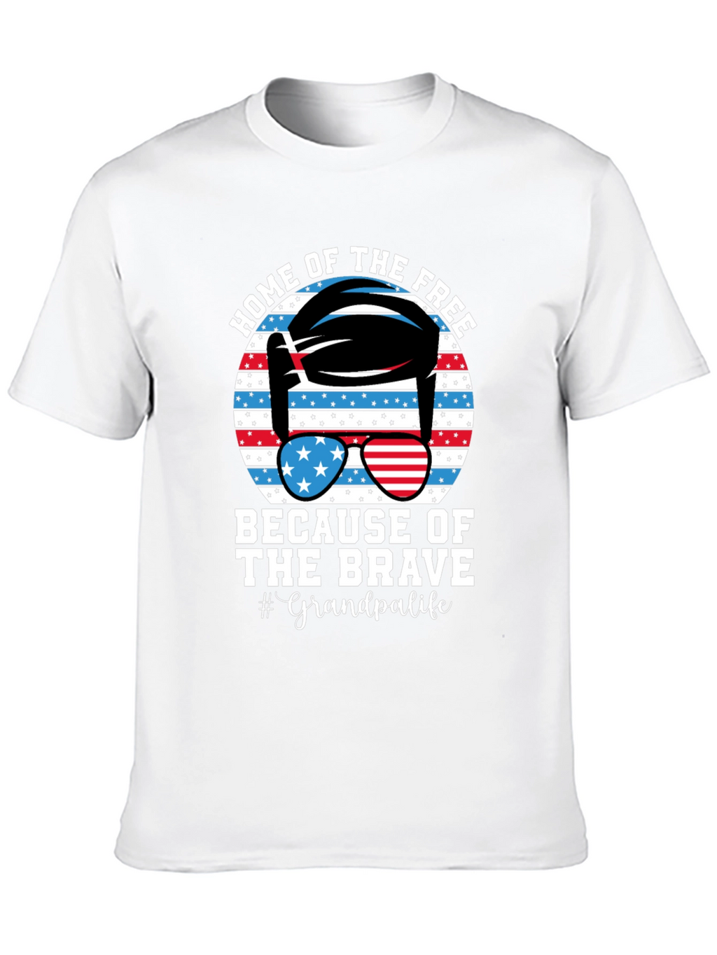 Home of the Free Grandpa T-Shirt