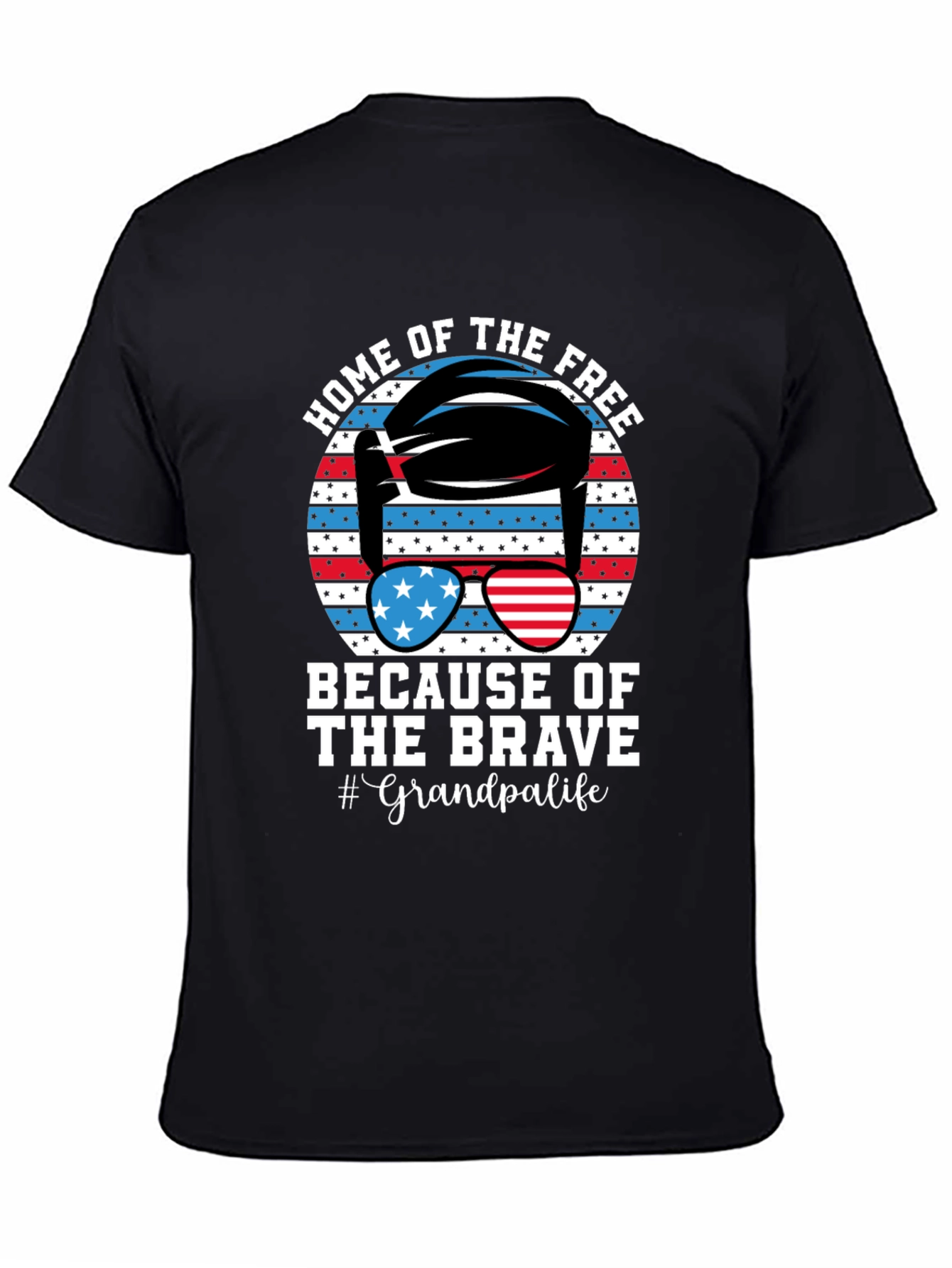 Home of the Free Grandpa T-Shirt