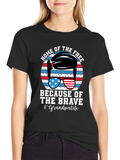 Home of the Free Grandpa T-Shirt