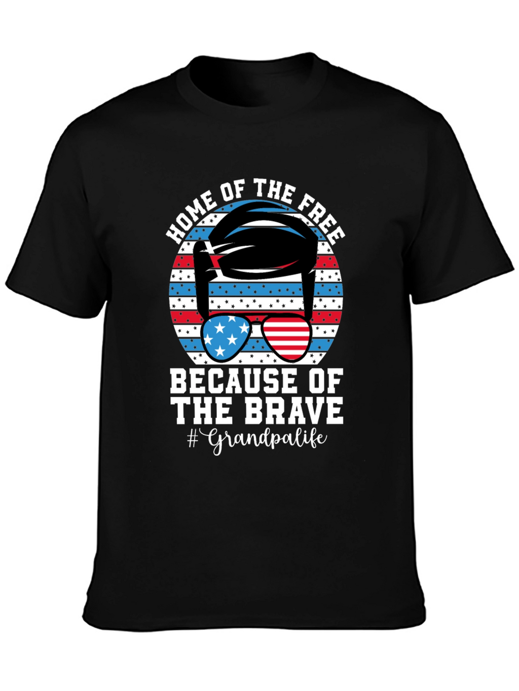 Home of the Free Grandpa T-Shirt