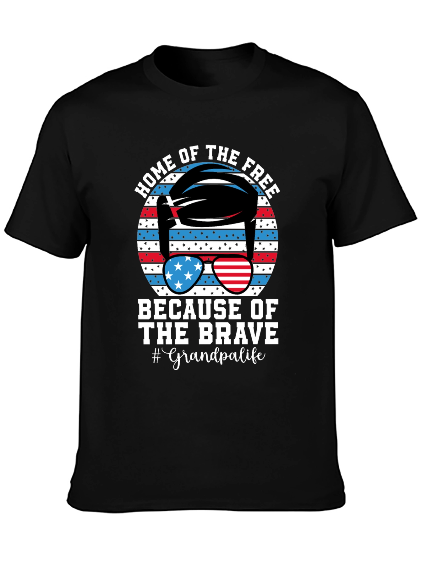 Home of the Free Grandpa T-Shirt