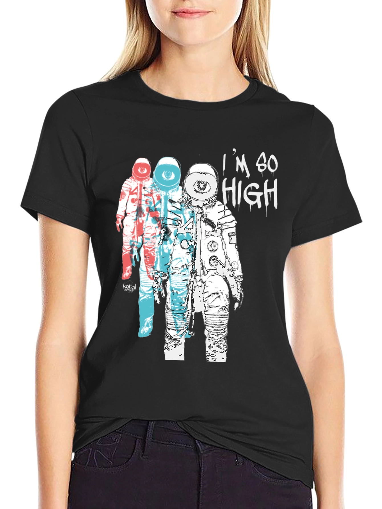 Im So High Graphic Tee - Astronauts