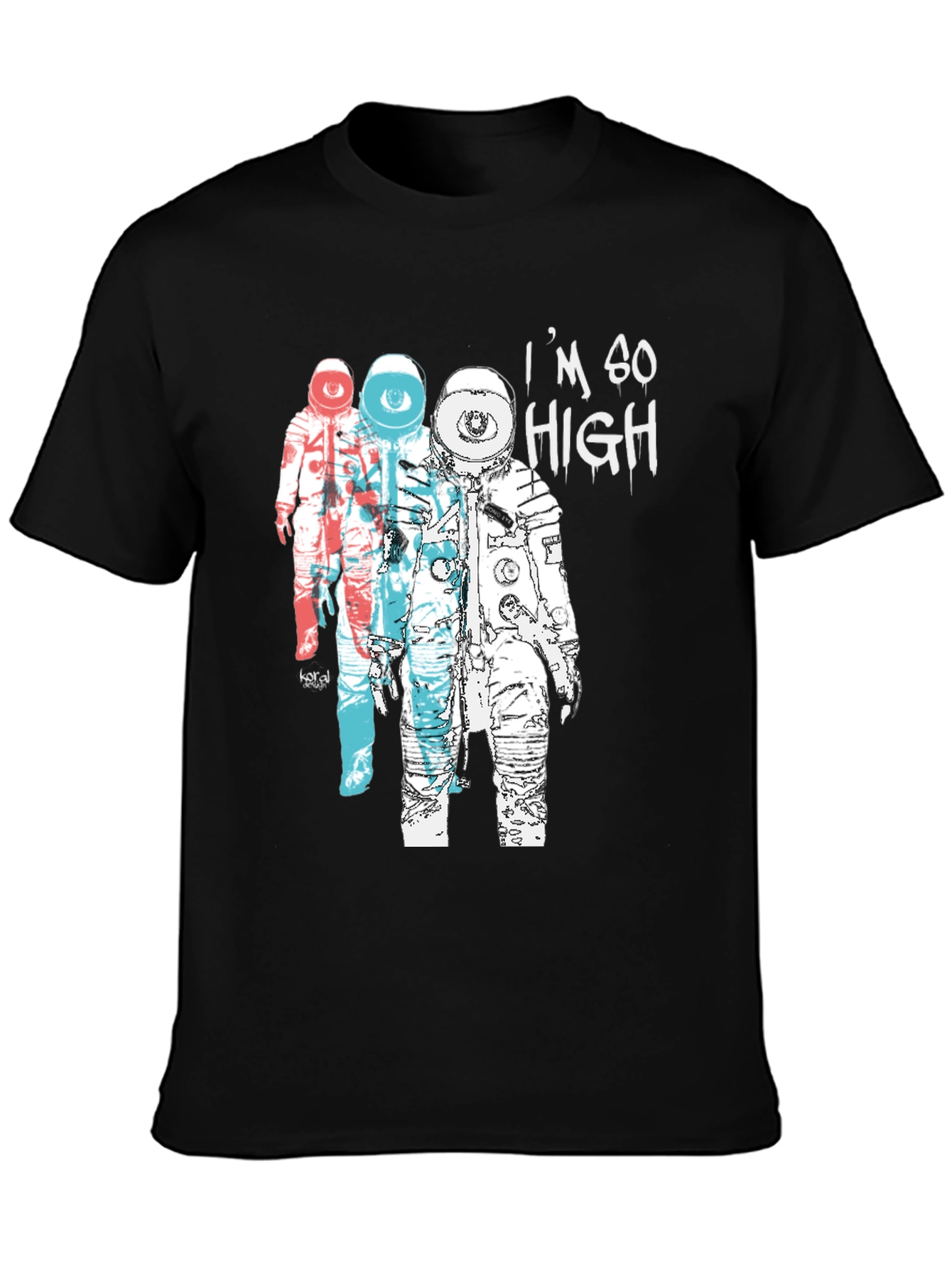 Im So High Graphic Tee - Astronauts
