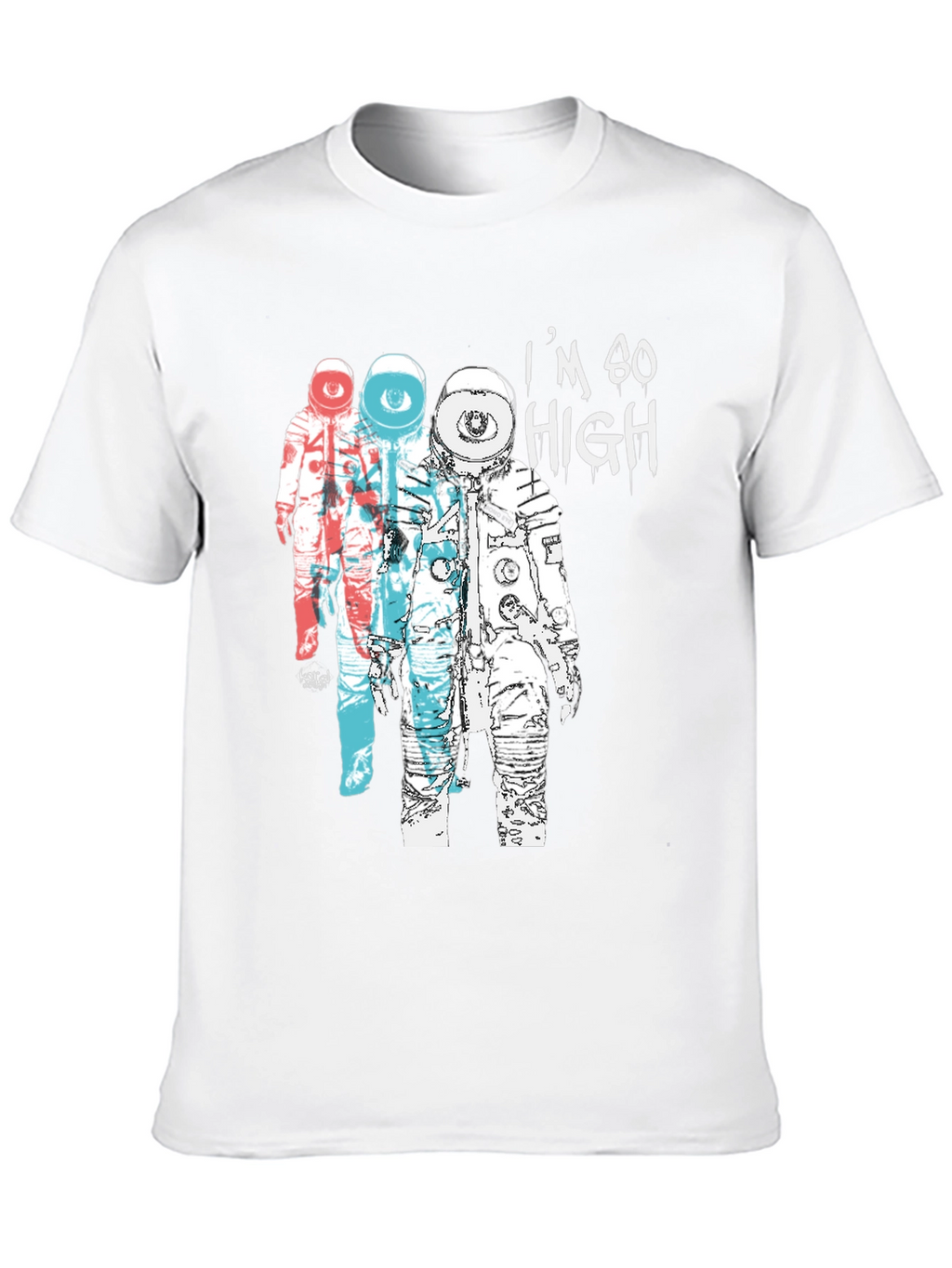 Im So High Graphic Tee - Astronauts