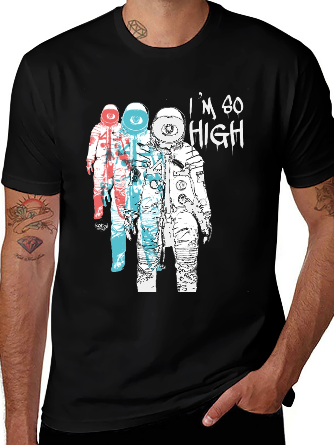 Im So High Graphic Tee - Astronauts