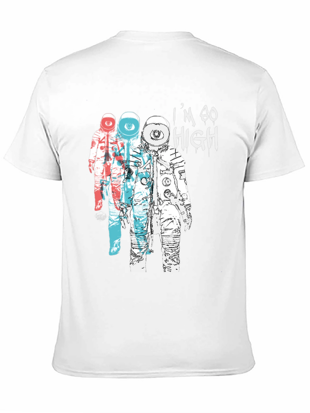 Im So High Graphic Tee - Astronauts