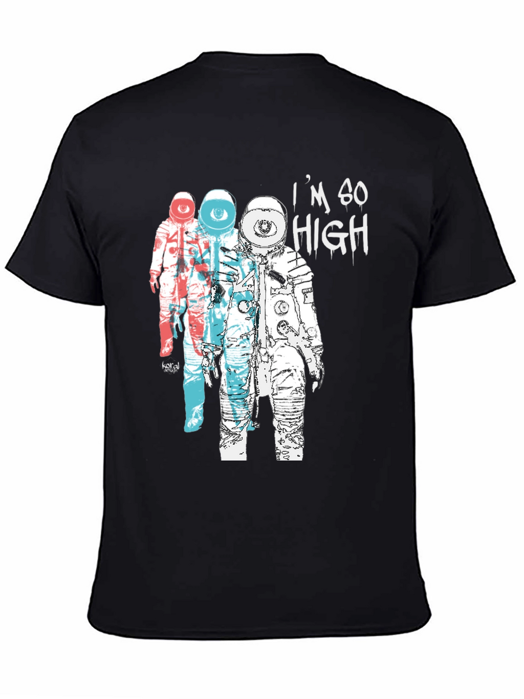 Im So High Graphic Tee - Astronauts