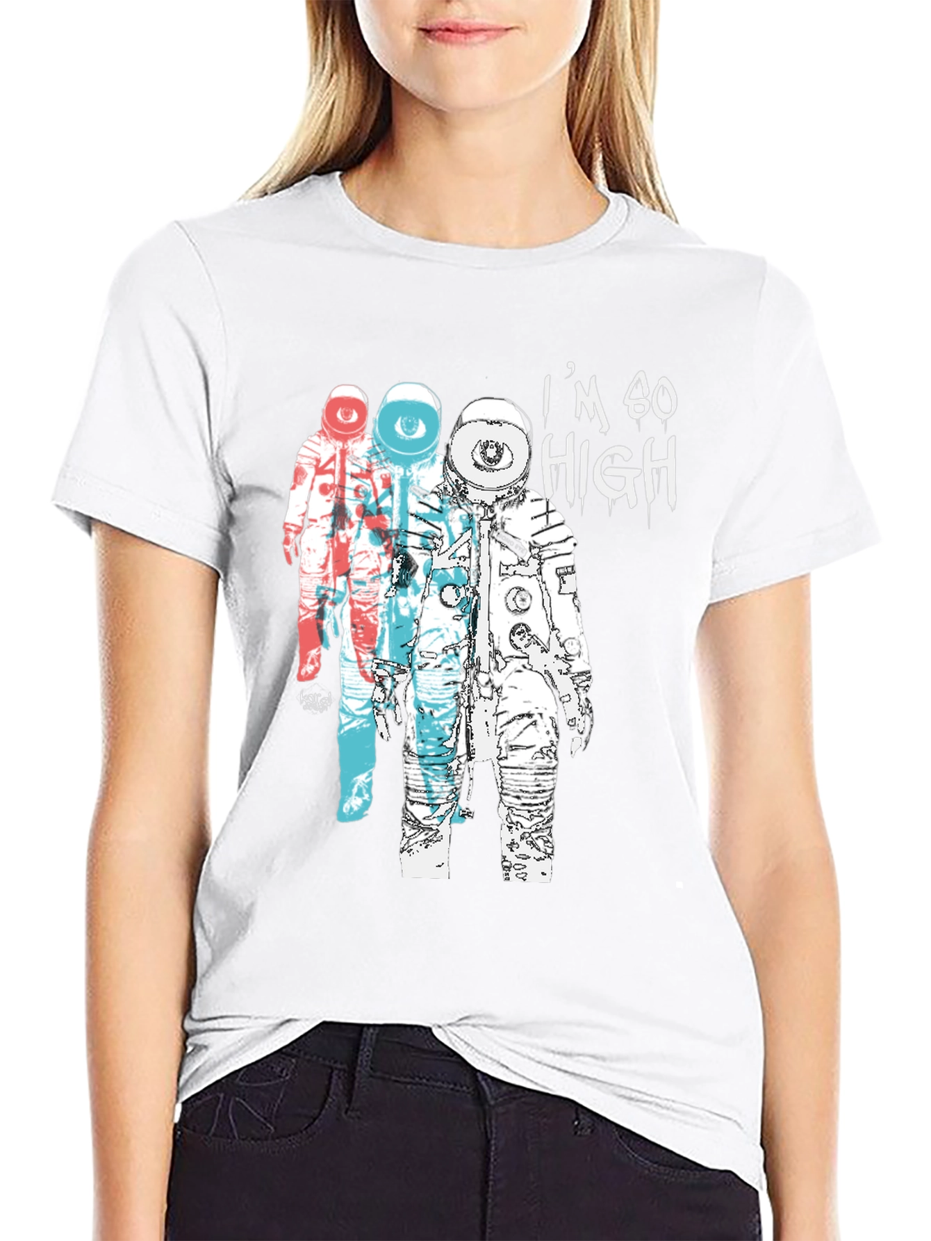 Im So High Graphic Tee - Astronauts