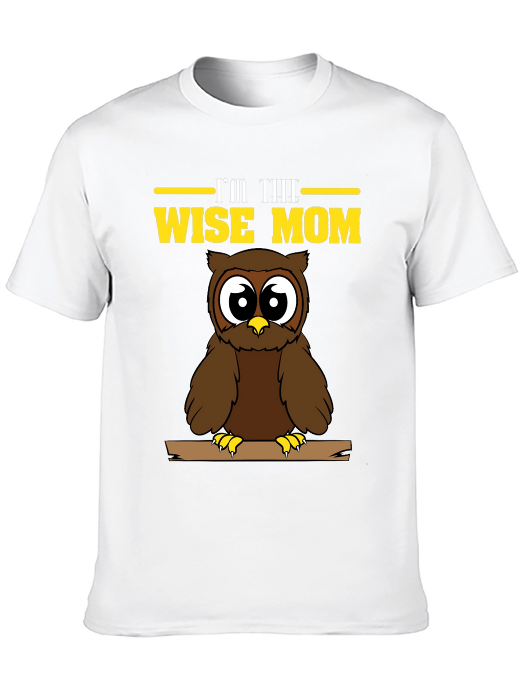 Wise Mom Owl Graphic T-Shirt