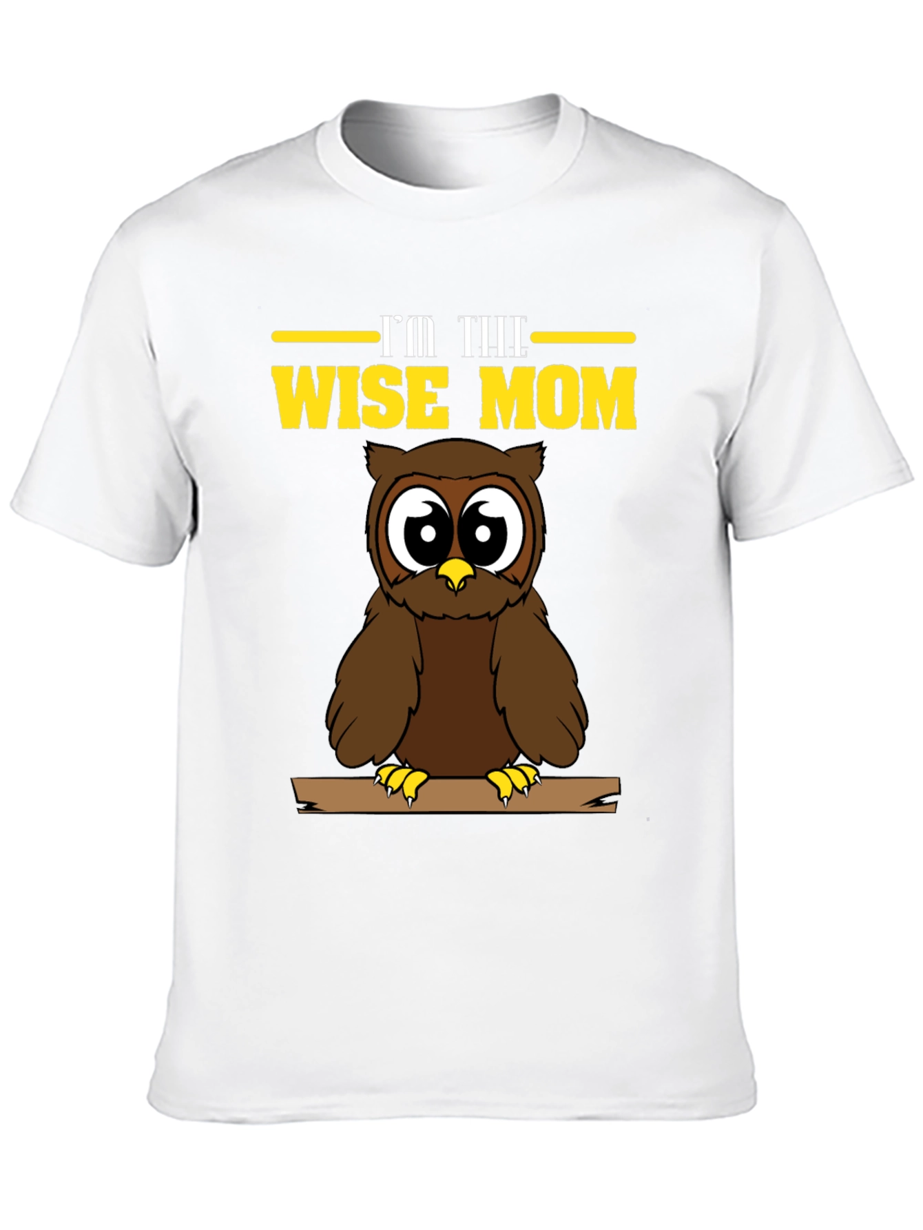 Wise Mom Owl Graphic T-Shirt