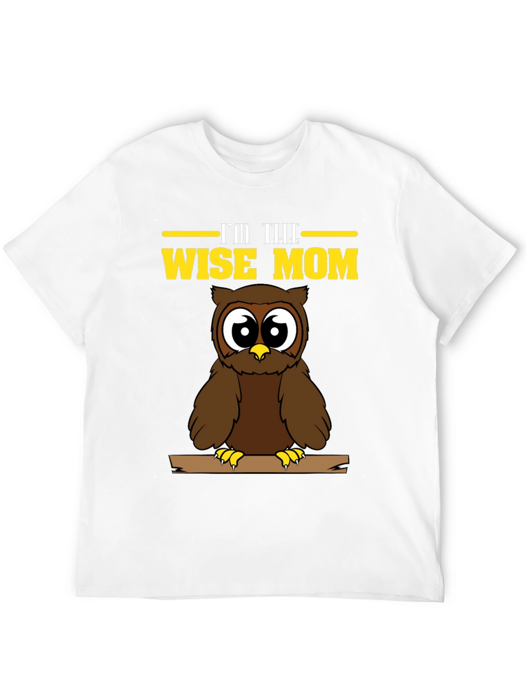 Wise Mom Owl Graphic T-Shirt