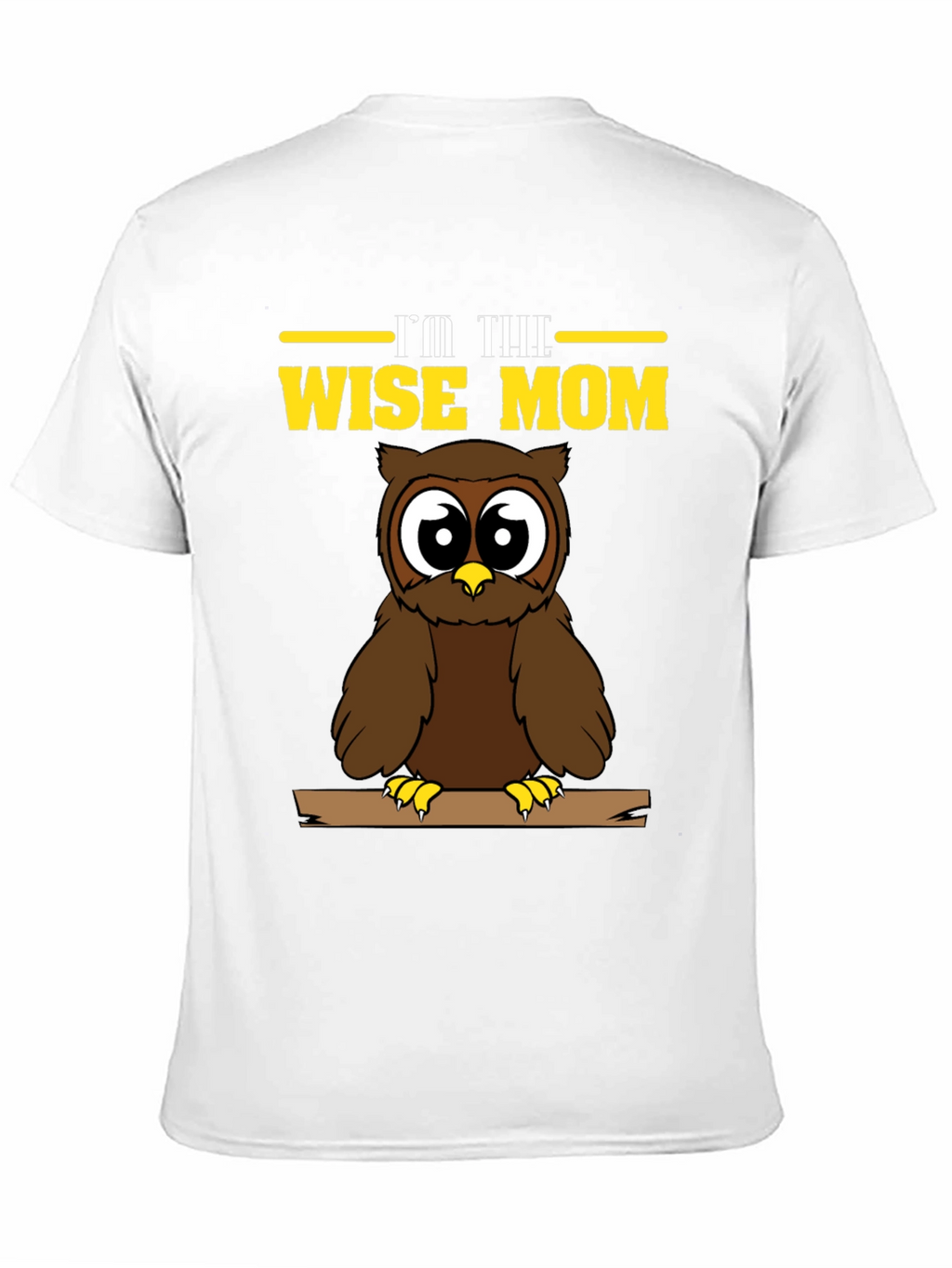Wise Mom Owl Graphic T-Shirt