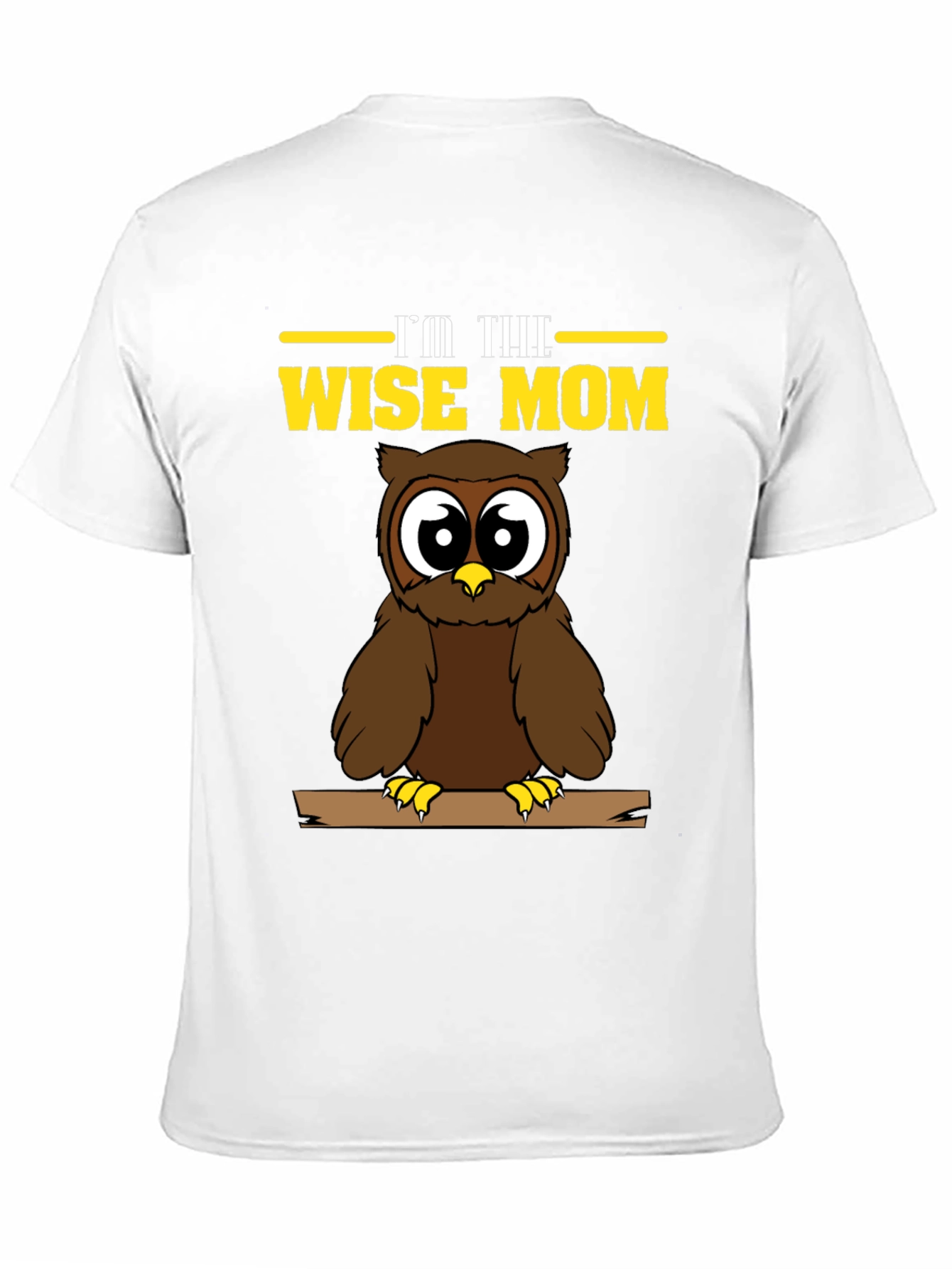Wise Mom Owl Graphic T-Shirt