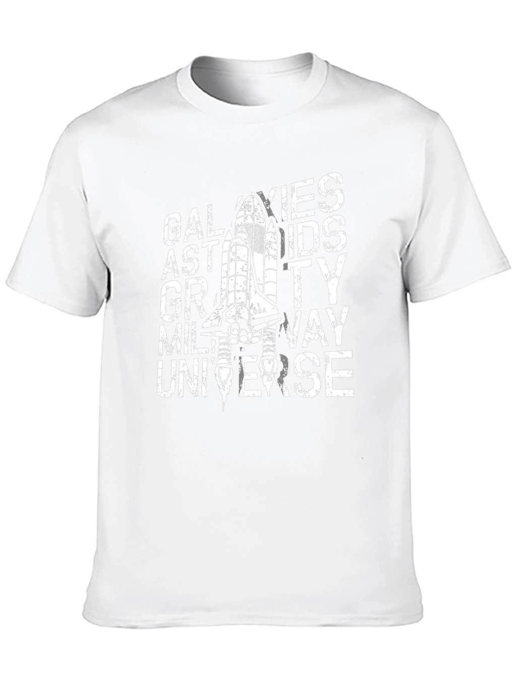 Space Shuttle Graphic Tee - Galaxies Gravity Universe
