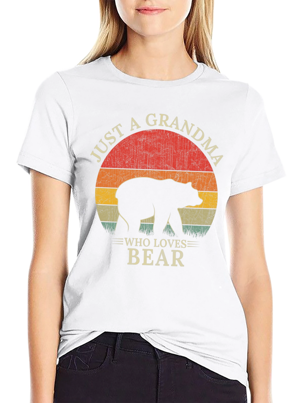 Just a Grandma Who Loves Bear T-Shirt