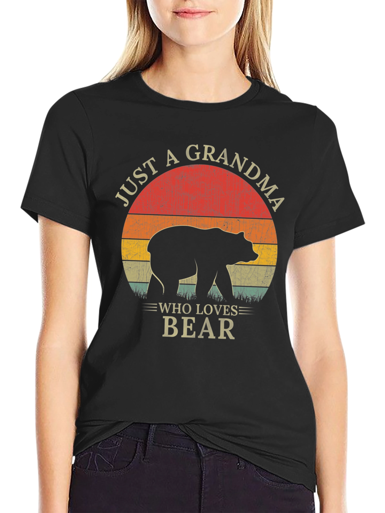 Just a Grandma Who Loves Bear T-Shirt