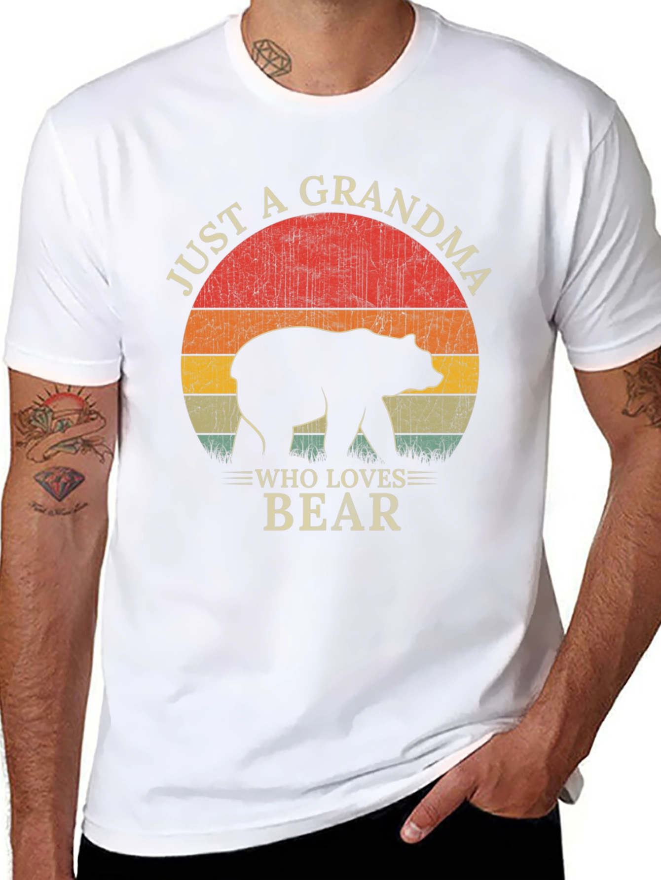 Just a Grandma Who Loves Bear T-Shirt