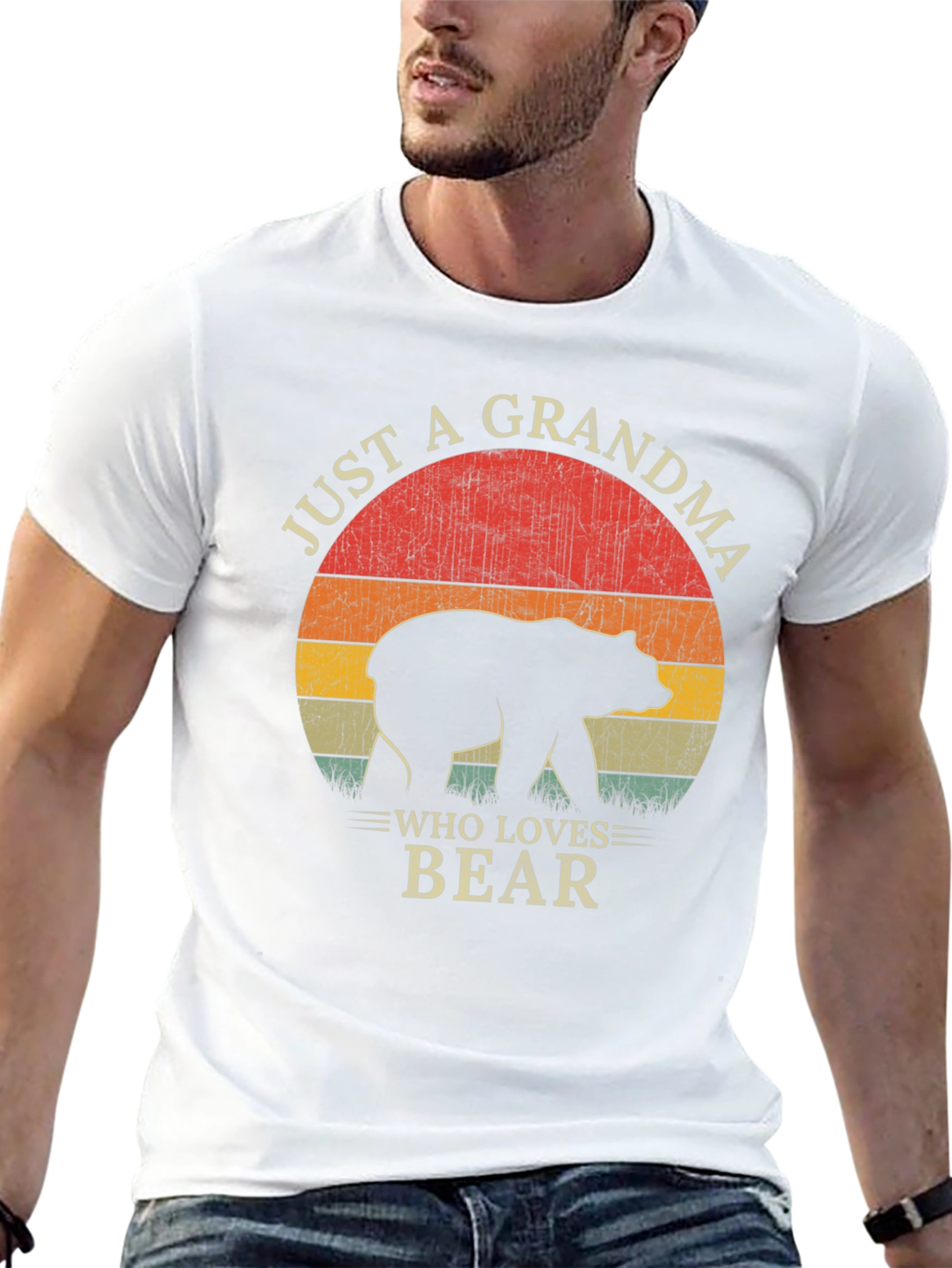 Just a Grandma Who Loves Bear T-Shirt
