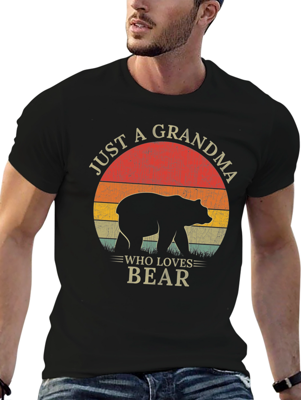 Just a Grandma Who Loves Bear T-Shirt