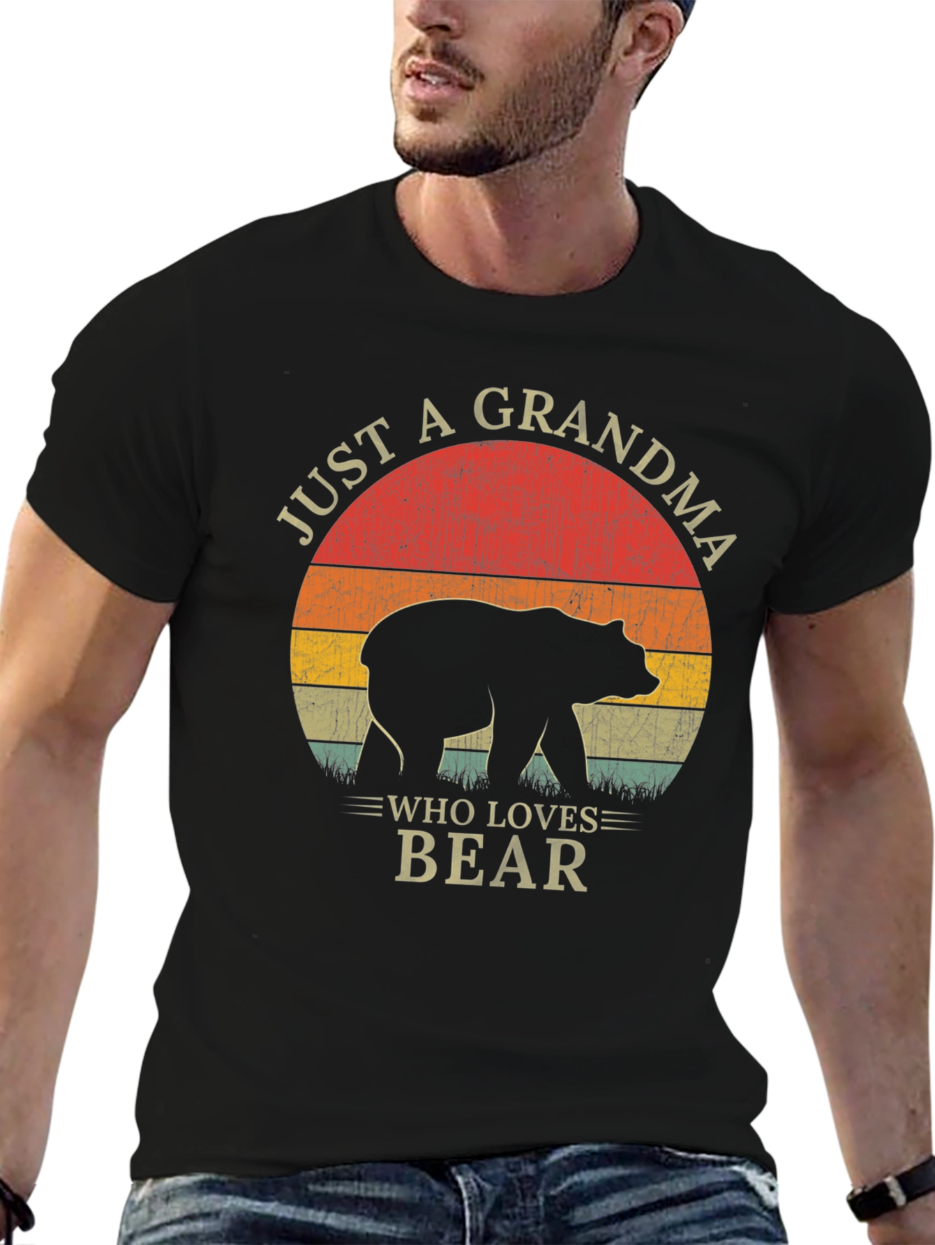 Just a Grandma Who Loves Bear T-Shirt