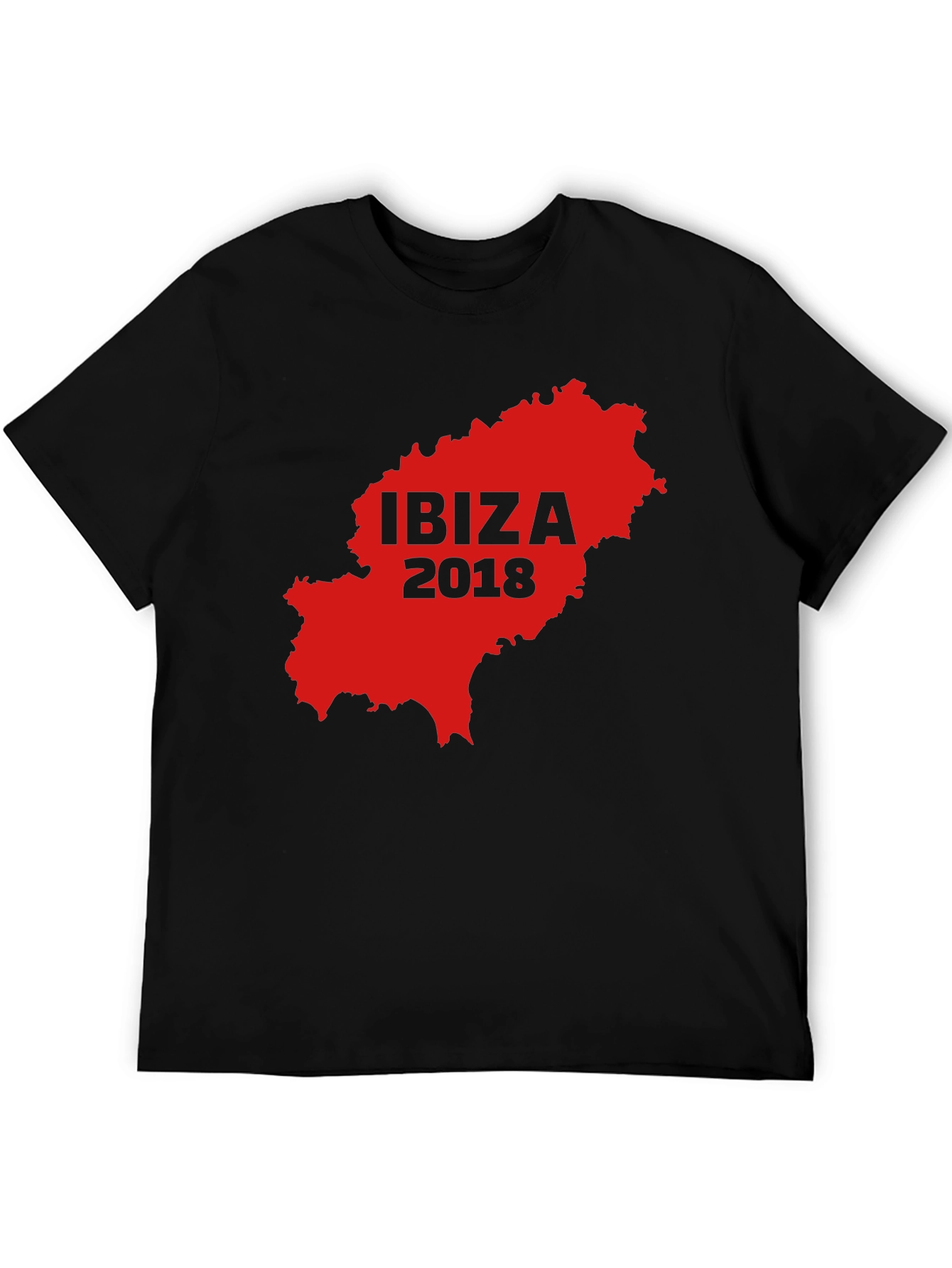Ibiza 2018 Graphic Tee - Black T-Shirt