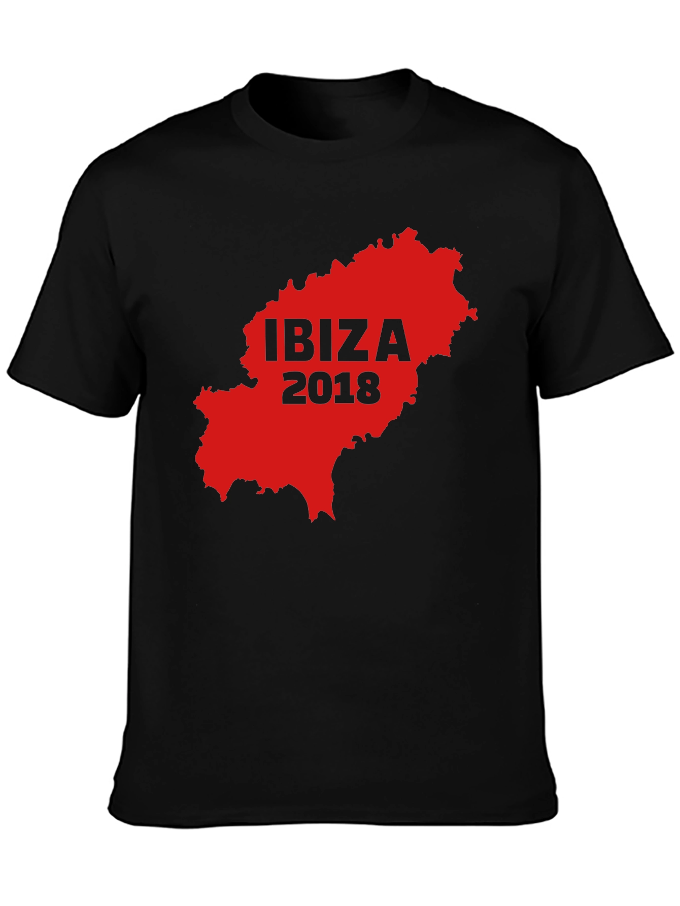 Ibiza 2018 Graphic Tee - Black T-Shirt
