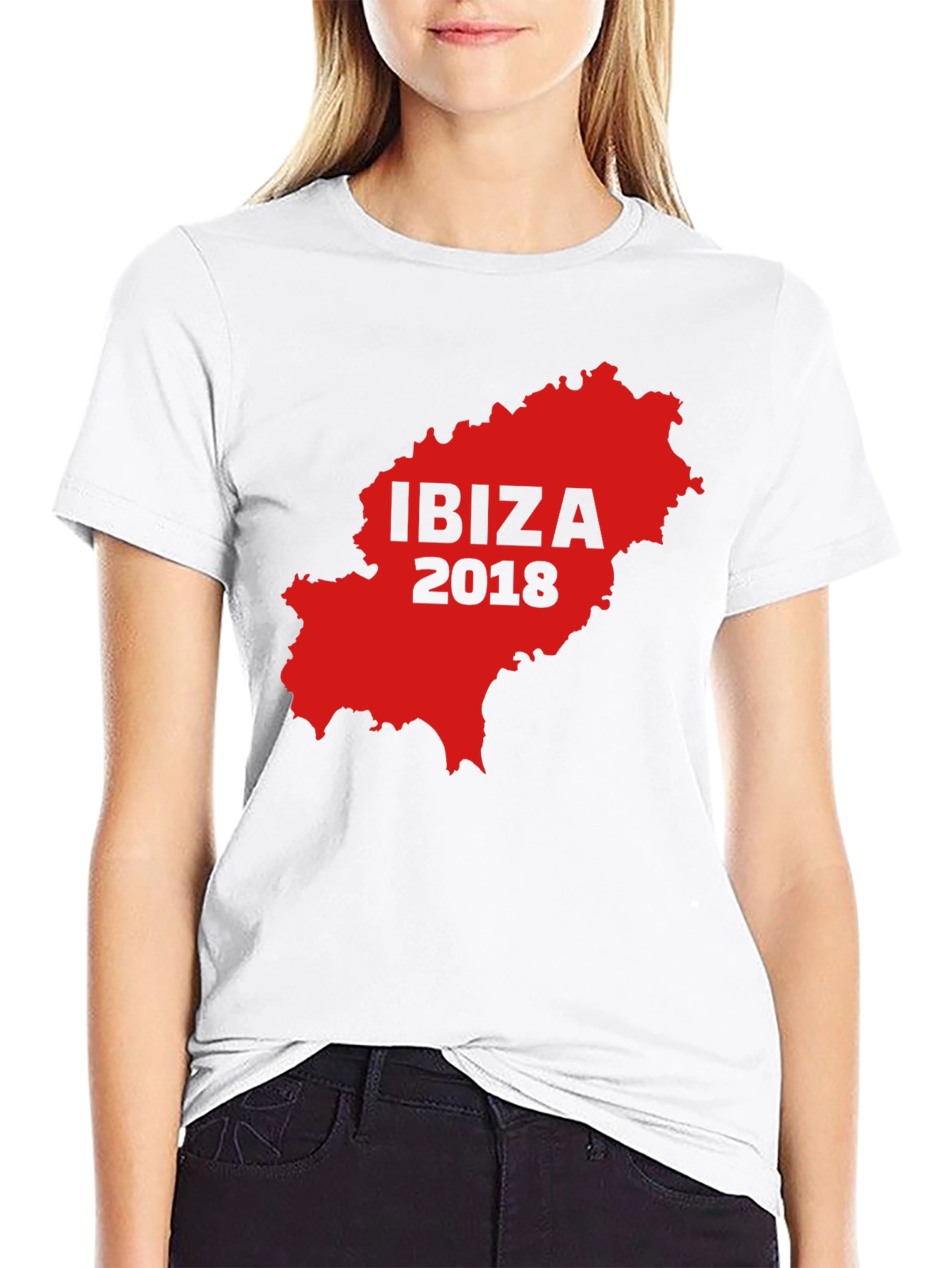 Ibiza 2018 Graphic Tee - Black T-Shirt