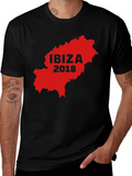 Ibiza 2018 Graphic Tee - Black T-Shirt